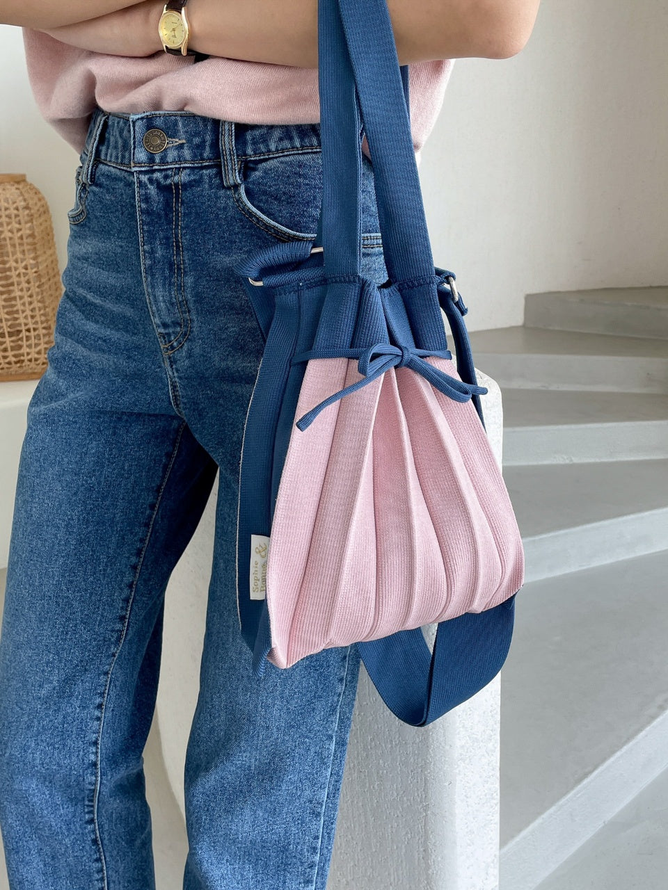 Large Square Pleats Bag – La Garçonne